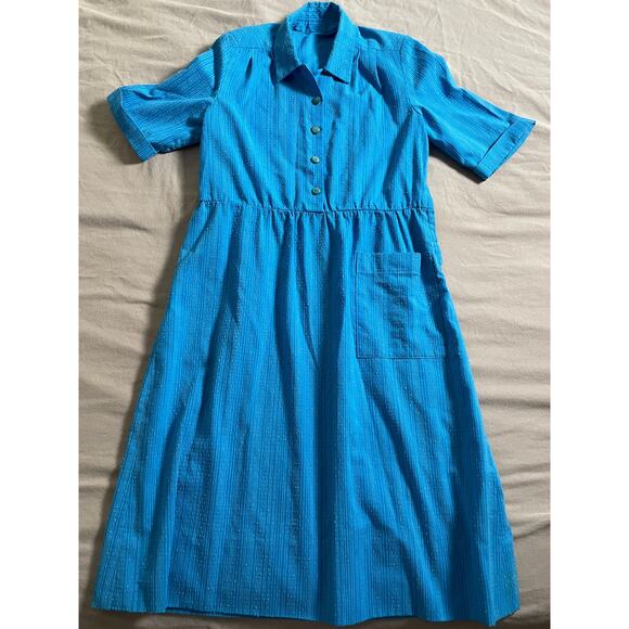 other Dresses & Skirts - Vtg. 1960s Blue Cotton Dress